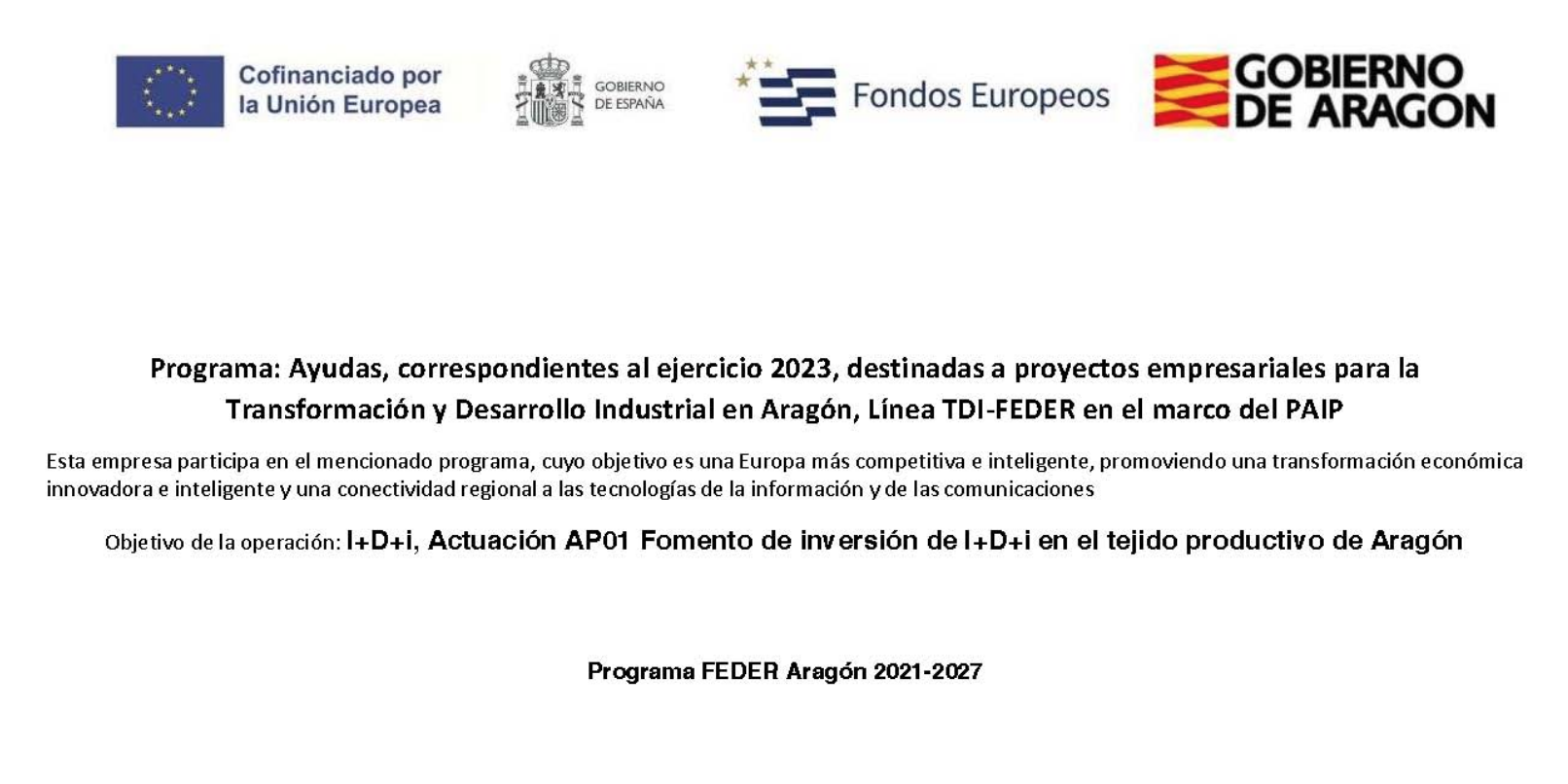 Proyecto FEDER